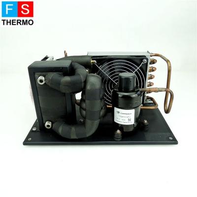 China Mini Refrigeration Parts Refrigeration Unit HVAC Condenser Cooler Unit For Beverage Cooler for sale