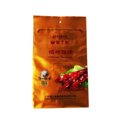 China Safety KN PACKAGE Food Packaging Bags Back Sealed Pouch For Chinese Sausages for sale