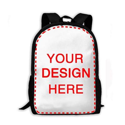 China Daypack hot sale personalized sports blank anime sublimation custom backpack with logo sublimation bookbags for sale