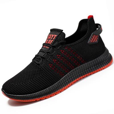 China Fashion Trend Fashion Fly Weave Upper Sport Shoes High Quality Shoes Men Sport Suite Walking 2022 Men's Casual Shoes Mens Sneakers for sale