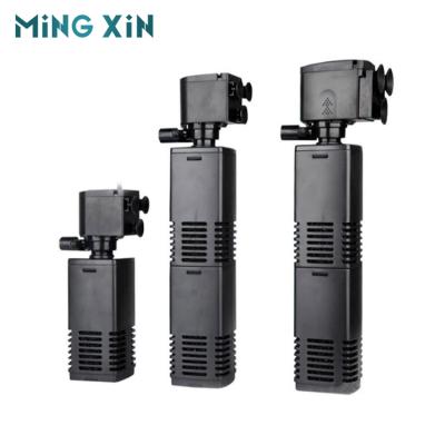 China Viable Aquarium Filter Three In One Bio Filter Equipment 880L/H 1000L/H 1200L/H Sponge Fish Tank Submersible Filter for sale