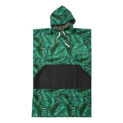 China Sustainable Beach Surf Hooded Personalized Custom Poncho for sale