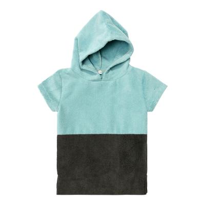 China Hot-selling Kids Sustainable Custom Made Microfiber Beach Changing Poncho With Hooded for sale