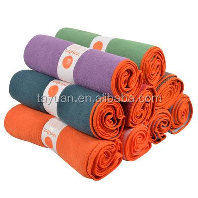 China Quick Dry Super Soft Non Slip Microfiber Yoga Mat Towel With Silicone Dots for sale