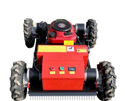 China Good Sale Agricultural 4-Stroke And Crawler Null Flail Remote Control Forestry Equipment Robot Lathe Lawn Mower for sale