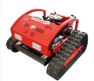 China Good Sale 4-Stroke Farm Equipment Lawn Mowers Remote Control Slope Grass Cutter With Auto Gasoline Engine for sale