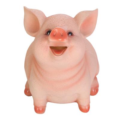 China Cute Cartoon 2021 Factory Wholesale Custom  Soft PVC lovely big fat Piggy bank for sale