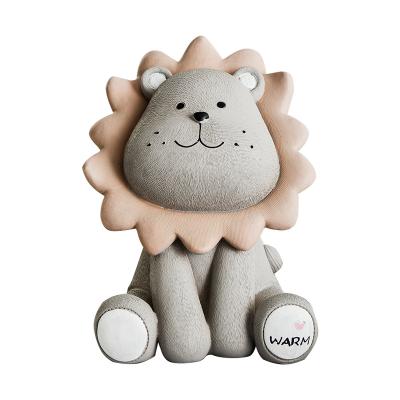 China Cute Cartoon Manufacturers Wholesale Instagram Creative Unicorn Piggy Bank lion Nordic Decoration Shooting Decorations for sale