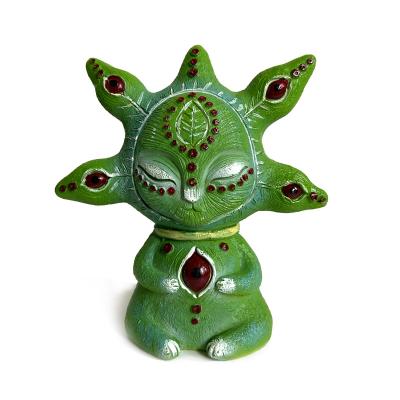 China Antique Imitation Latest hot selling three eyed aliens &five horns artware unsearchable design artware for sale