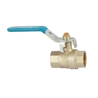 China Internal Thread Popular Handles Brass Gas Ball Valve 14mm Port Size for sale