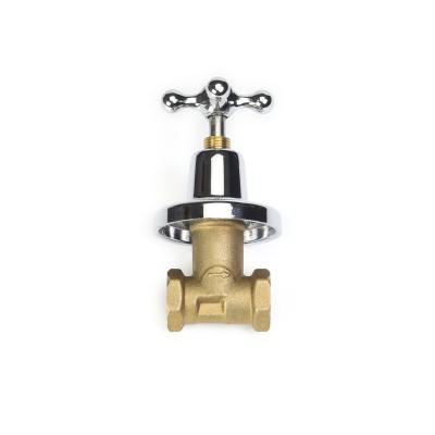 China Medium Temperature 1/2 Inch Stop Valve  brass globe valve rustproof for sale