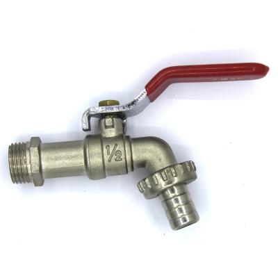 China Competitive Price Zinc Alloy Bibcock Valve 1/2'' NPT Kitchen Faucet for sale