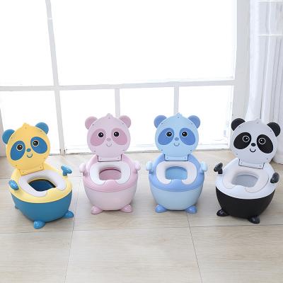 China Plastic New Hard Design Children's Toilet Comfortable Cute Panda Style And Convenient Seat High Quality Variety Color Cheap Design for sale