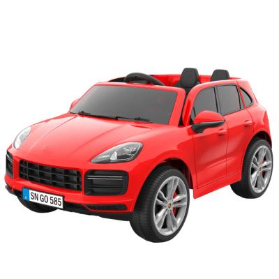 China New Children's Toy 2022 Big Car Toy Red Light LED Ride On Cars For New Cheap Kids Baby Electric Remote Control Battery Car for sale