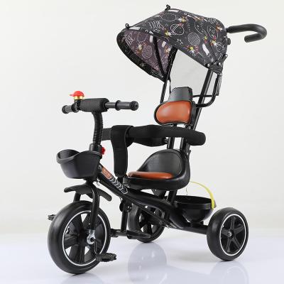 China 2021 Children's Tricycle Three In One Children Comfort Three Wheels 76*56*38cm for sale