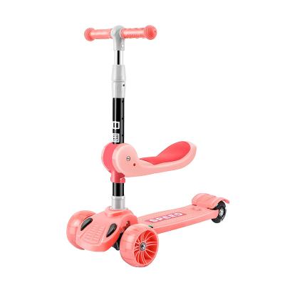 China Children's scooter child type new plastic scooter with large size adjustable and anti-rollover Chinese children's load-bearing scooter for sale