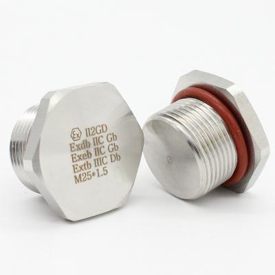 China 304 Stainless Steel Plug Plugs Halogen Free Low Smoke and Flame Retardant PVC Shrouds Wire Gland Accessories Earth Brass Tags for sale