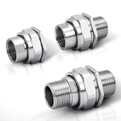 China 304 Stainless Steel Connector Conduit Industrial Cable Glands Allow BHJ Explosion Proof Common Cable Gland for sale