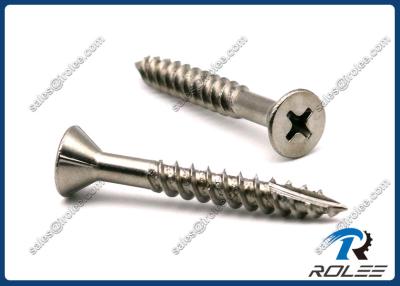 China tornillo inoxidable del Decking del grado 1-1/2” 316 marinos de #10 x, tipo 17, hilo fino en venta