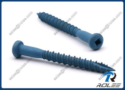 China Tornillo de madera de Ruspert del acero inoxidable del cuadrado de la cabeza azul de la cacerola, hilo alto-bajo, tipo 17 en venta