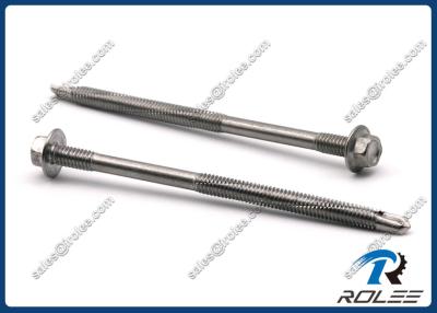 China 410 Stainless Steel Tek Screw for Heavy Duty Steel Structure, Double Thread for sale