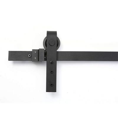 China New Tech Modern ODM, OEM Carbon Steel/Aluminum Sliding Hanging Hardware Kit Barn Door Track Door Barn Door Rail Barn Door Track for sale