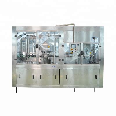 China Beverage juice drink can filling and sewing machine production line for sale