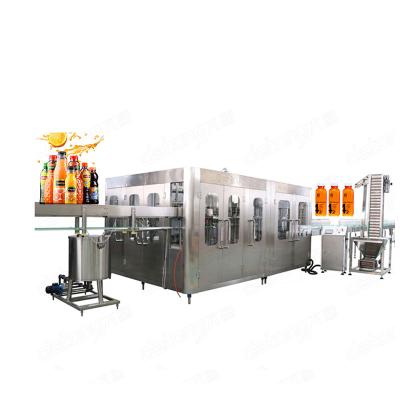 China Food Service Best Fastest Response Full Small Automatic Bottle Juice Hot Filling Packaging Machine for sale