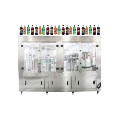 China Beverage Factory Quality Guaranteed Full Automatic Soda Water Bottle Filling Machine First Price for sale