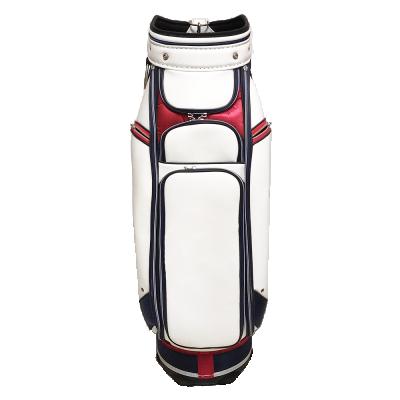 China High End Waterproof PU Golf Bag PU Golf Bag White Golf Cart Bag for sale