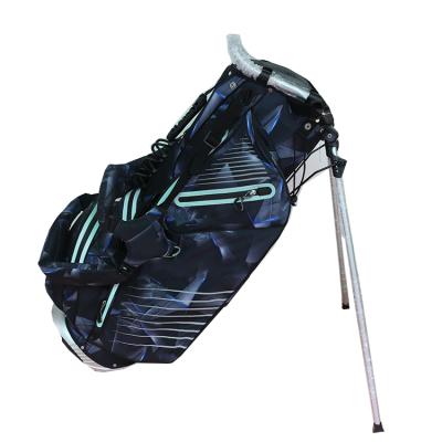 China PU Water Proof Golf Bag Cart Travel Rack Stand Golf Bag With Stand Attachment PU Golf Bag for sale