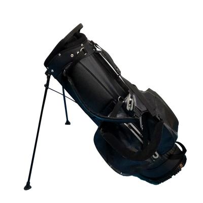 China Outdoor Waterproof Custom Golf Activity Black Golf Stand Bag for sale