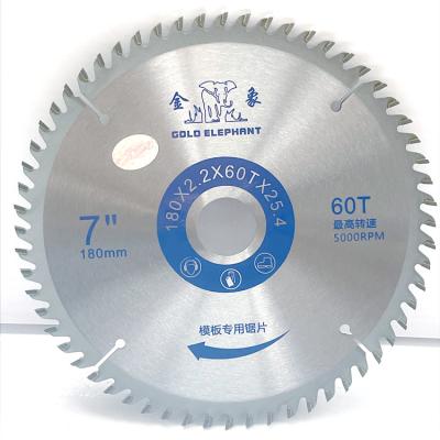 China 7inch 180mm Long Working TCT Saw Blade With YG6x Circular Teeth Carbide Tilted Saw Blades For Wood Cutting for sale