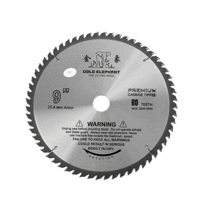 China 9x60T Tungsten Carbide Rapid Tilted Saw Blade Circular Wood Cutting Blade 25.4mm for sale