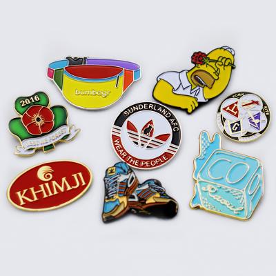 China Custom Metal Factory Personalized Hard Enamel Lapel Pin From Europe for sale