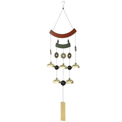 China Variety Manufacturer Wholesale Home Decoration Metal Wind Chimes Retro Rings Clear Wind Chimes Wall Hanging Gift for sale