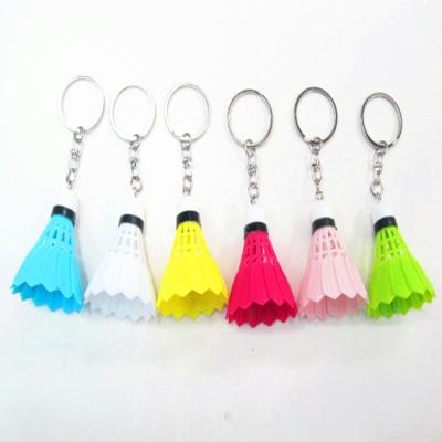 China Promotional Mini Gifts Badminton Ball Sporting Goods Key Chain Fans Your Key Chain Small Gift Ornaments for sale