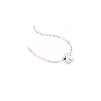 China Fashion Bear Necklace Ladies Jewelry 925 Fine Polishing Silver Spanish Jewelry Logo Brand Simple Cute Bear Touses for sale