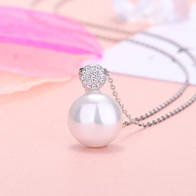 China Minority Temperament Necklace Pendant 925 Spanish Clavicle Chain Female Silver Plated Female Fine Polishing Bear Necklace Pearl Necklace Fashion Jewelry for sale