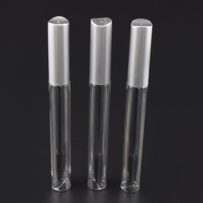 China Cosmetics clear cosmetic mascara bottles with silver lid for sale, MT013 9ml eyelash tube for sale