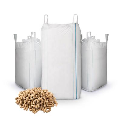 China ANTI-STATIC High Quality Jumbo Bag 1000kg Big Size 1 Ton Sack Bulk Super Sack Sack For Pet Flake Pellet Wood Silage for sale