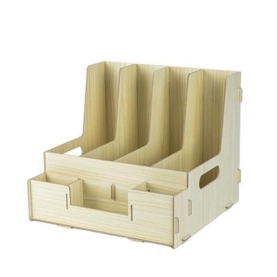 China Supplier Sustainable Office Shelf China Wooden Multifunction Book Storage Rack for sale