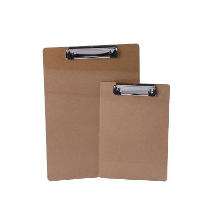 China Factory Wholesale Price Modern Single MDF Customized A4 A5 Nursing Foldable Fiber Clipboard for sale