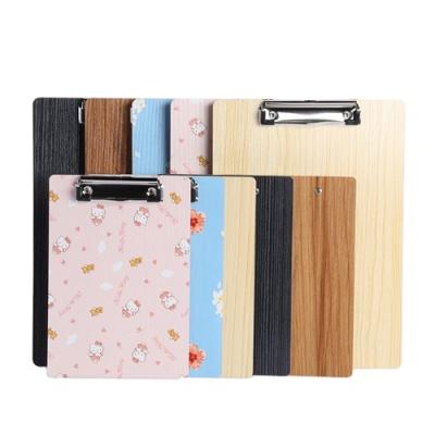 China Modern Simple Wholesale Low Price Promotional A4/A5 Care Writing Note Clip Boards Clipboard for sale