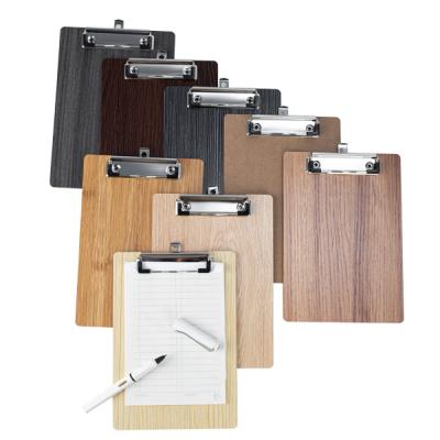 China High Quality Custom Simple Wooden A5 Clipboard School Office Multifunctional Wooden Clipboard for sale