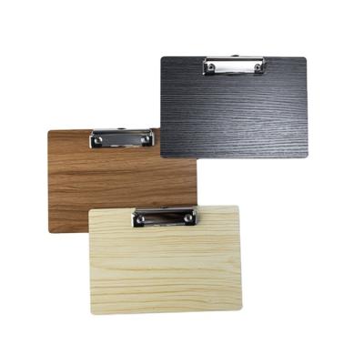 China Wholesale Color Wooden Customizable Document Standard A5 Size MDF Clipboard for sale