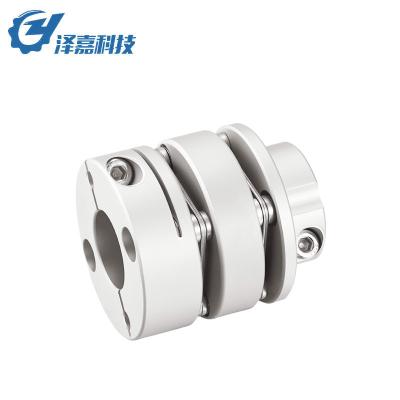 China Retail Factory Price GLTS Aluminum Alloy Double Stepper Diaphragms Hold Coupling Custom Made For Stepper Servo Motor for sale