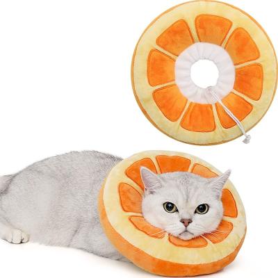 China Viable Adjustable Soft Cat Cone Collar, Cute Cat Recovery Collar, Cat Cones After Surgery for sale