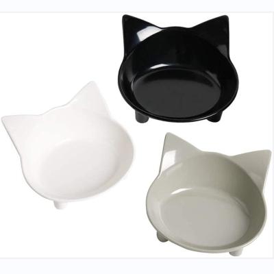 China Non Slip Dog Dish Sustainable Pet Food Bowls Cat Water Bowl Cat Feeding Shallow Wide Bowls for sale