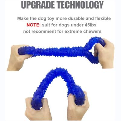 China Viable Bite-Resistant Bone-Shaped Dog Molars Chew Clean Tooth Pet Toy for sale